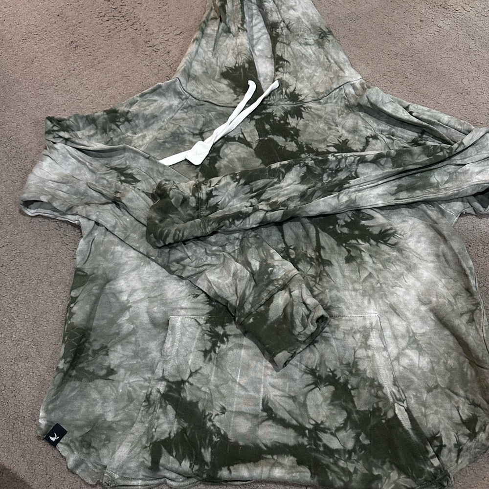Glyder Olive Tie-Dye Hoodie